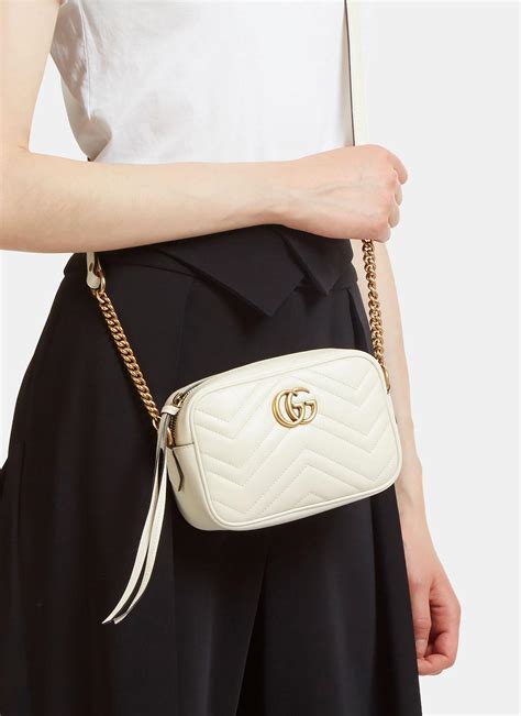 gucci gg marmont mini matelasse leather crossbody|Gucci Marmont small matelasse bag.